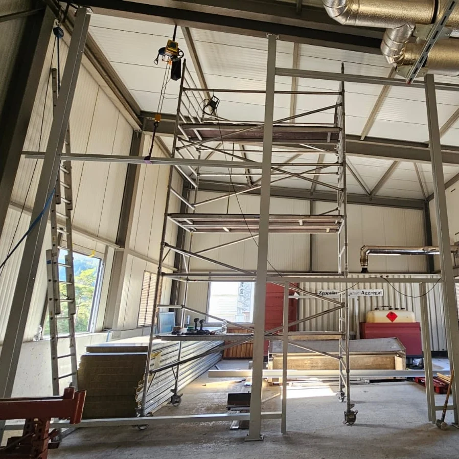 Aufbau Brandschutzwand